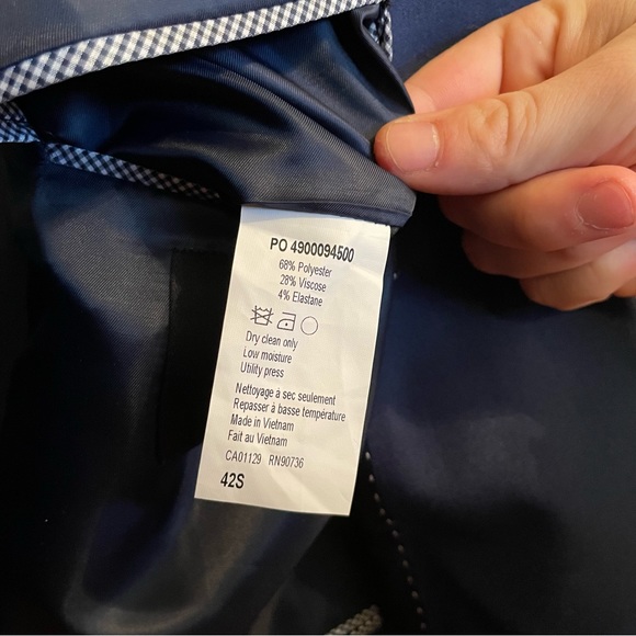 Tommy Hilfiger Dark Blue Suit Jacket - Picture 5 of 6